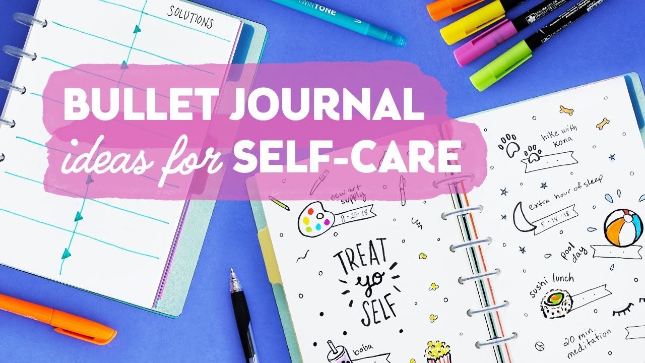 Inspiring Self Care Bullet Journal Spreads